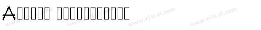 Avenir Regular字体转换